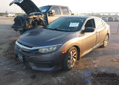 2017 Honda Civic Ex from USA, damaged, VIN 2HGFC2F72HH536636